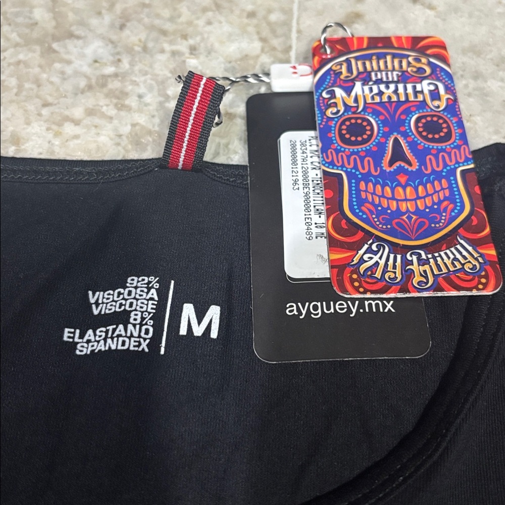 ¡ AY GÜEY ! Black Graphic Men's T-Shirt - Picture 3 of 5